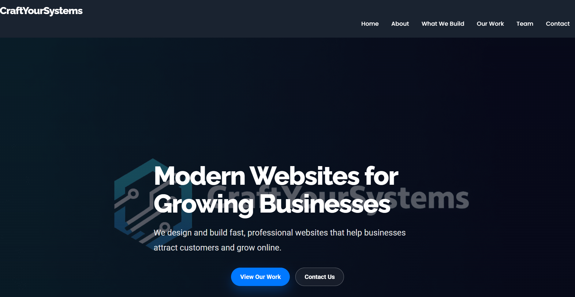 CraftYourSystems Website